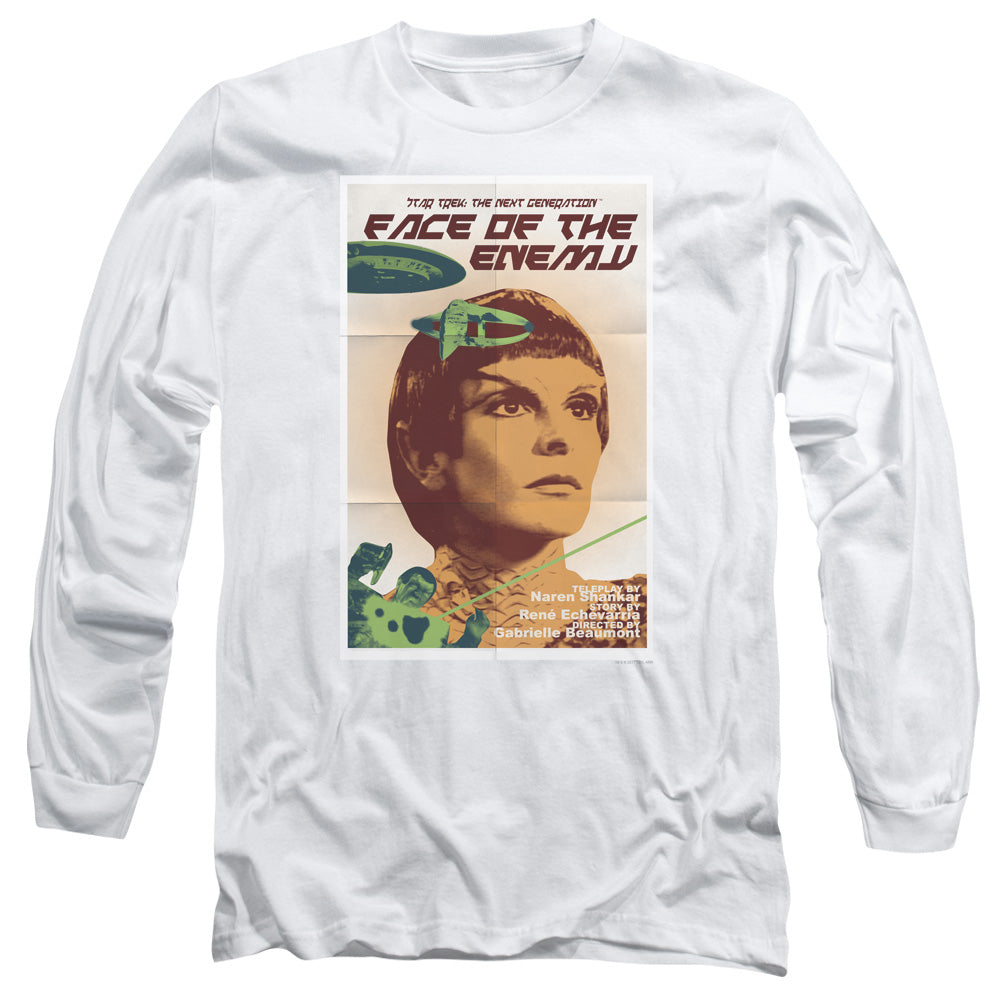 Star Trek Tng Season 6 Episode 14 Mens Long Sleeve Shirt White Officially Licensed