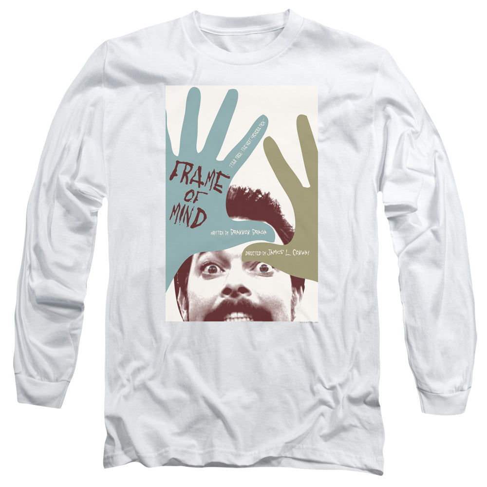 Star Trek Tng Season 6 Episode 21 Mens Long Sleeve Shirt White Officially Licensed