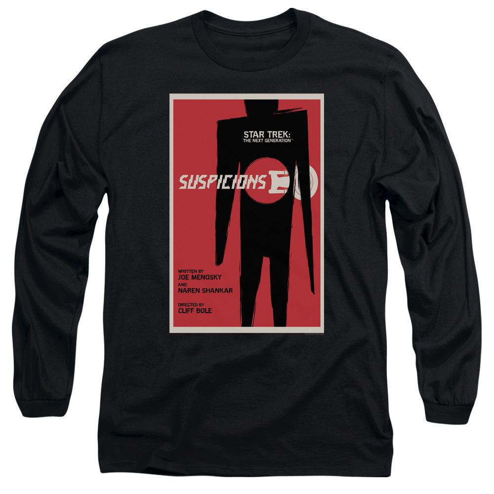Star Trek Tng Season 6 Episode 22 Mens Long Sleeve Shirt Black Officially Licensed