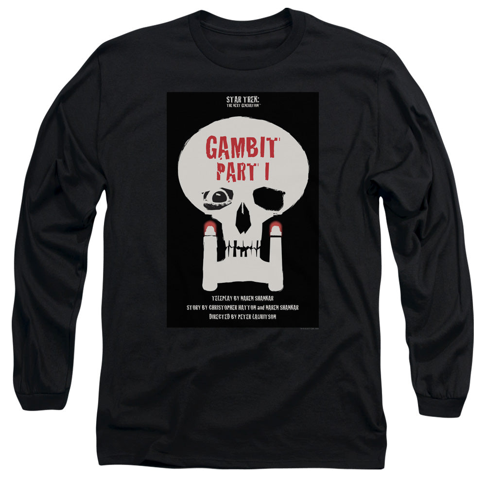 Star Trek Tng Season 7 Episode 4 Mens Long Sleeve Shirt Black Officially Licensed