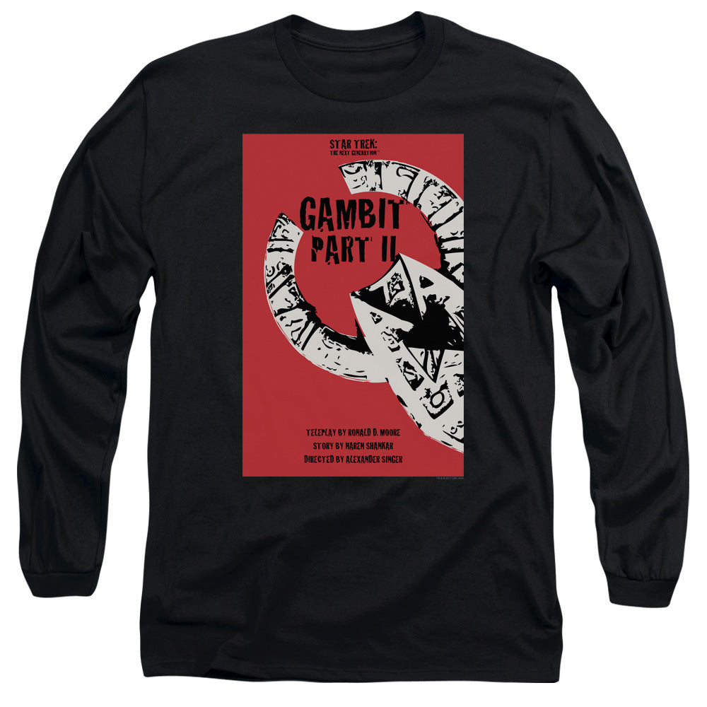 Star Trek Tng Season 7 Episode 5 Mens Long Sleeve Shirt Black Officially Licensed