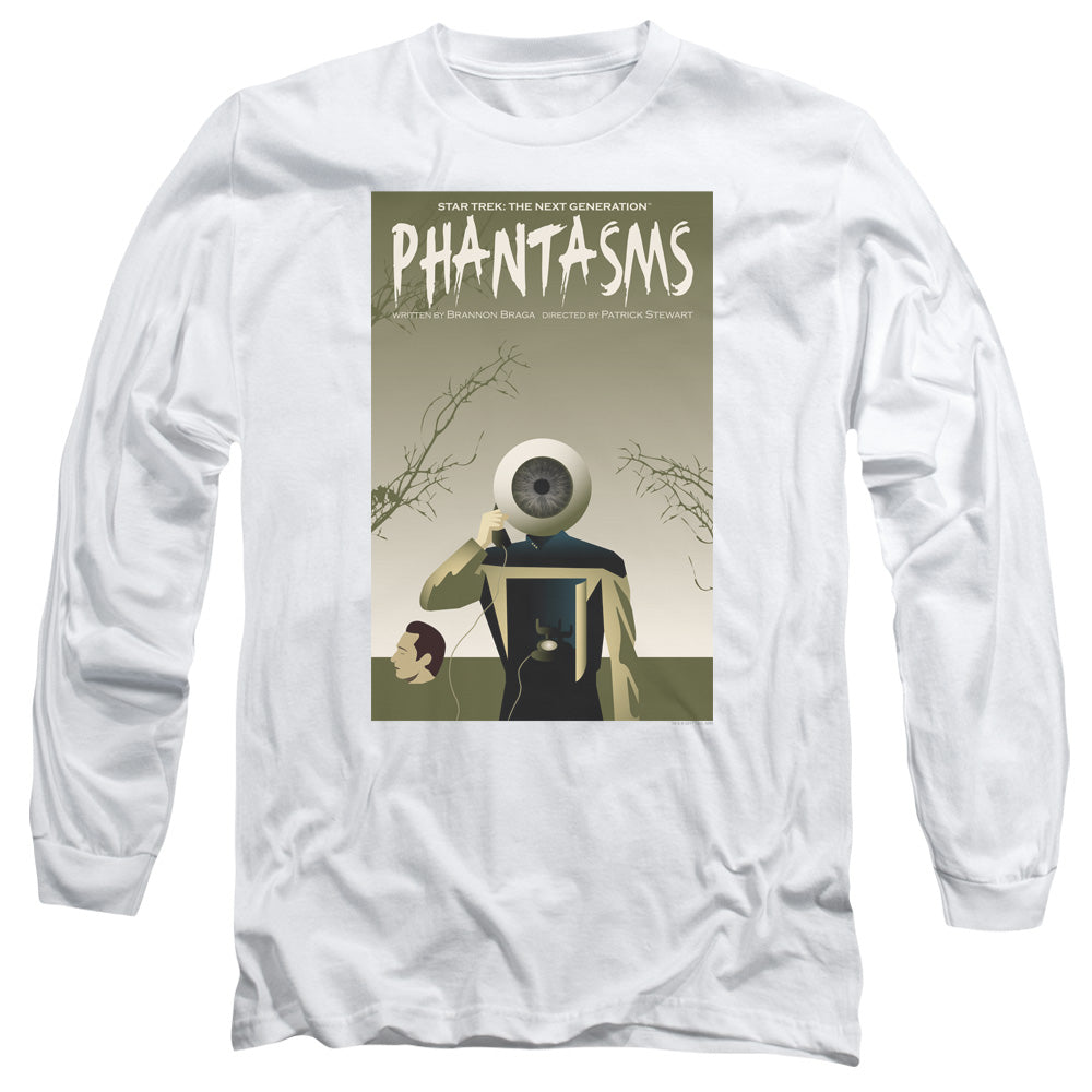 Star Trek Tng Season 7 Episode 6 Mens Long Sleeve Shirt White Officially Licensed