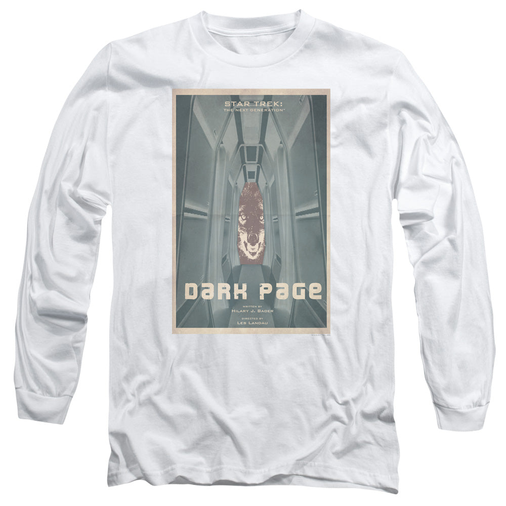 Star Trek Tng Season 7 Episode 7 Mens Long Sleeve Shirt White Officially Licensed