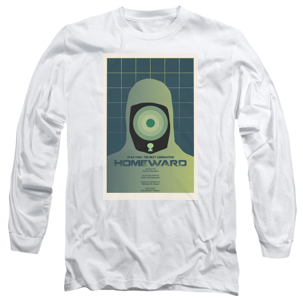 Star Trek Tng Season 7 Episode 13 Mens Long Sleeve Shirt White Officially Licensed