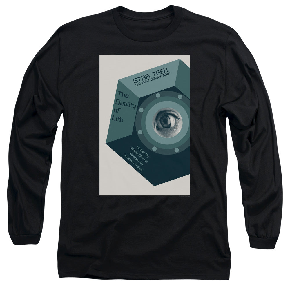 Star Trek Tng Season 6 Episode 9 Mens Long Sleeve Shirt Black Officially Licensed