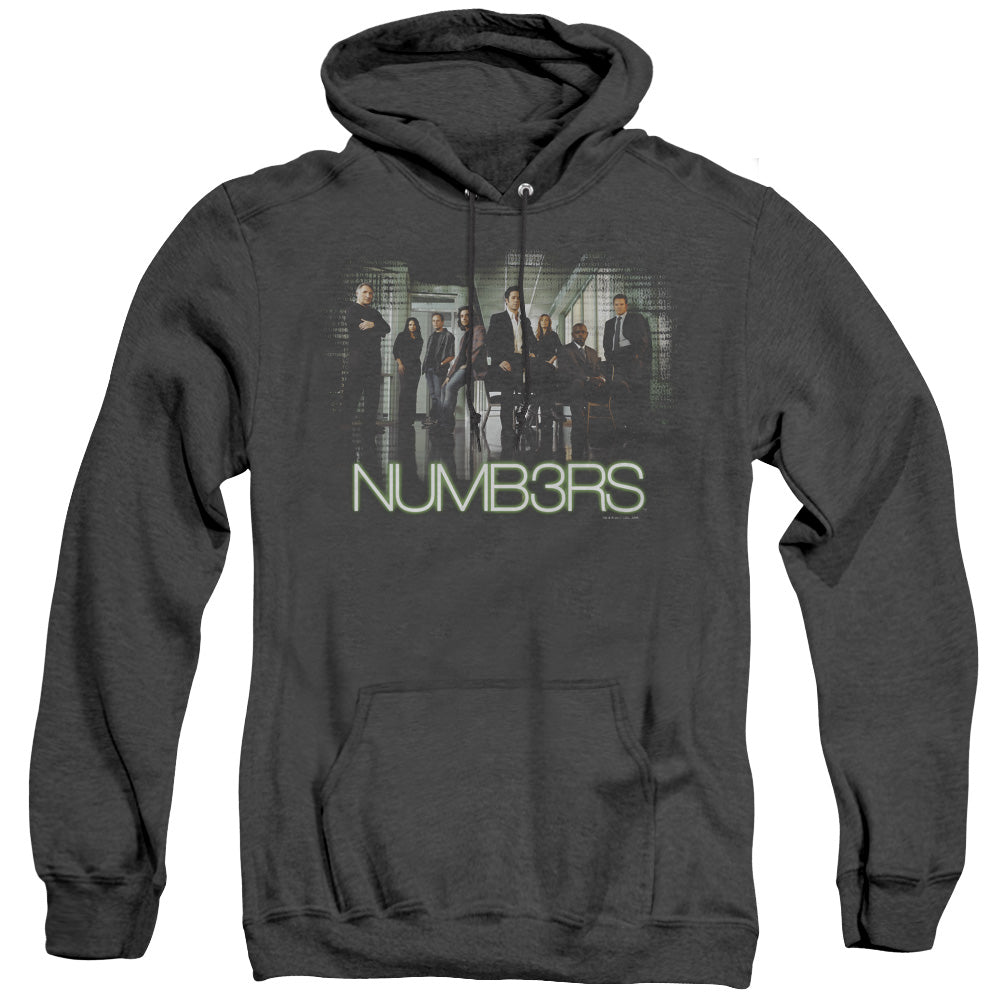 Numb3rs Numbers Cast Heather Mens Hoodie Black