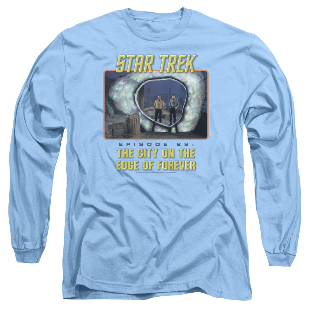 St Original Edge Of Forever Mens Long Sleeve Shirt Carolina Blue Officially Licensed