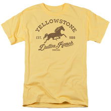 Load image into Gallery viewer, Yellowstone Dutton Ranch Horse Mens T Shirt Banana