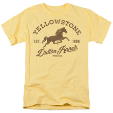 Load image into Gallery viewer, Yellowstone Dutton Ranch Horse Mens T Shirt Banana