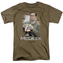 Load image into Gallery viewer, Ncis Mcgeek Mens T Shirt Safari Green
