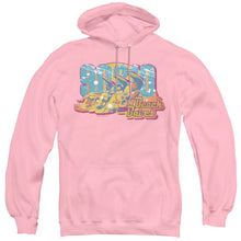 Load image into Gallery viewer, 90210 Beach Babes Mens Hoodie Pink
