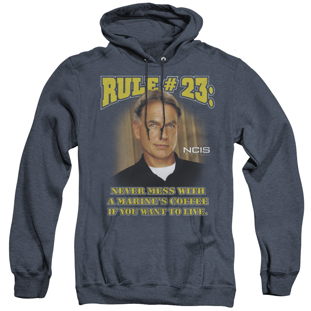 Ncis Rule 23 Heather Mens Hoodie Navy