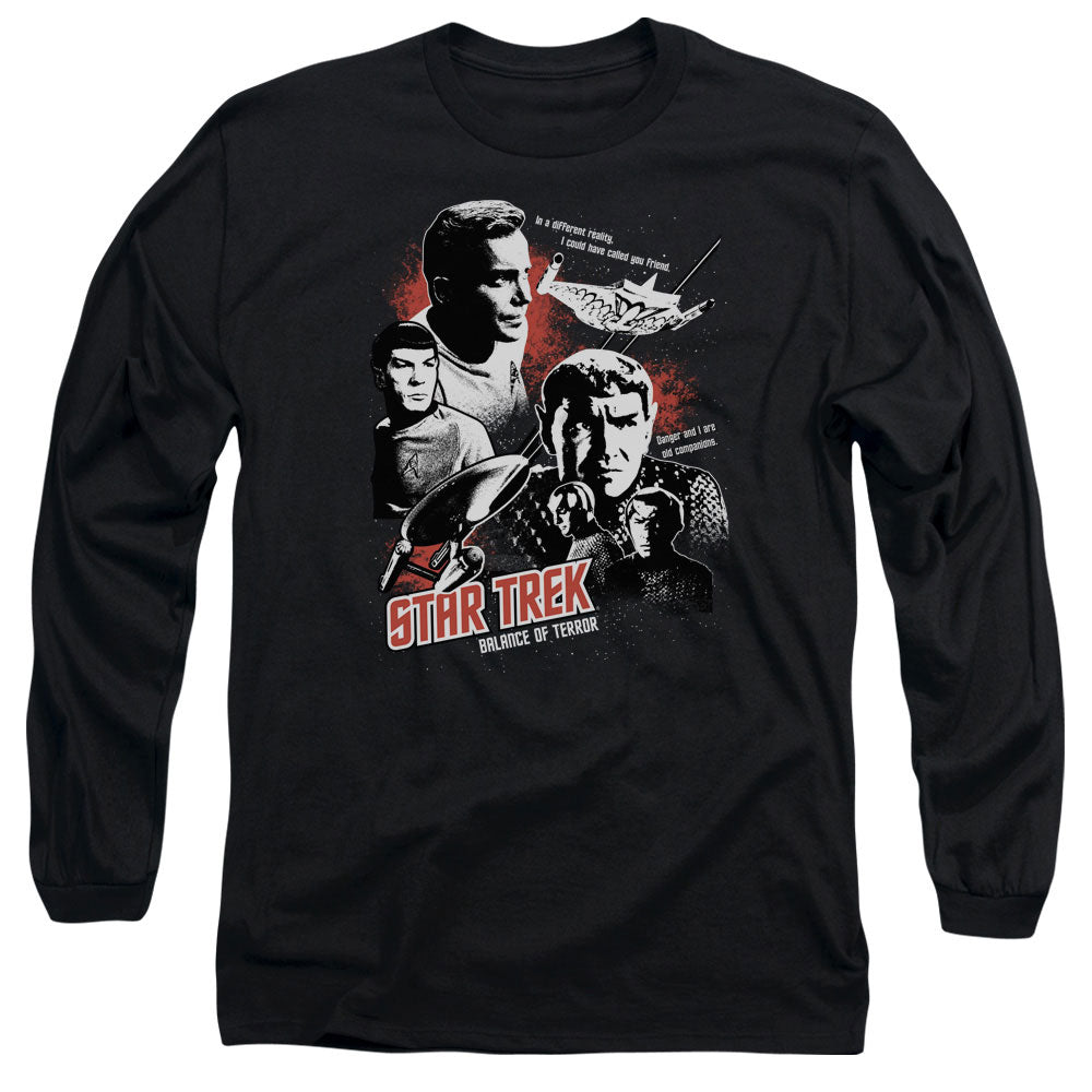 Star Trek Balance Of Terror Mens Long Sleeve Shirt Black Officially Licensed