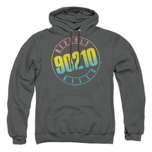 Load image into Gallery viewer, 90210 Color Blend Logo Mens Hoodie Charcoal