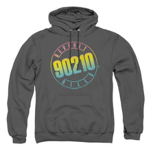 Load image into Gallery viewer, 90210 Color Blend Logo Mens Hoodie Charcoal