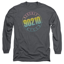 Load image into Gallery viewer, 90210 Color Blend Logo Mens Long Sleeve Shirt Charcoal