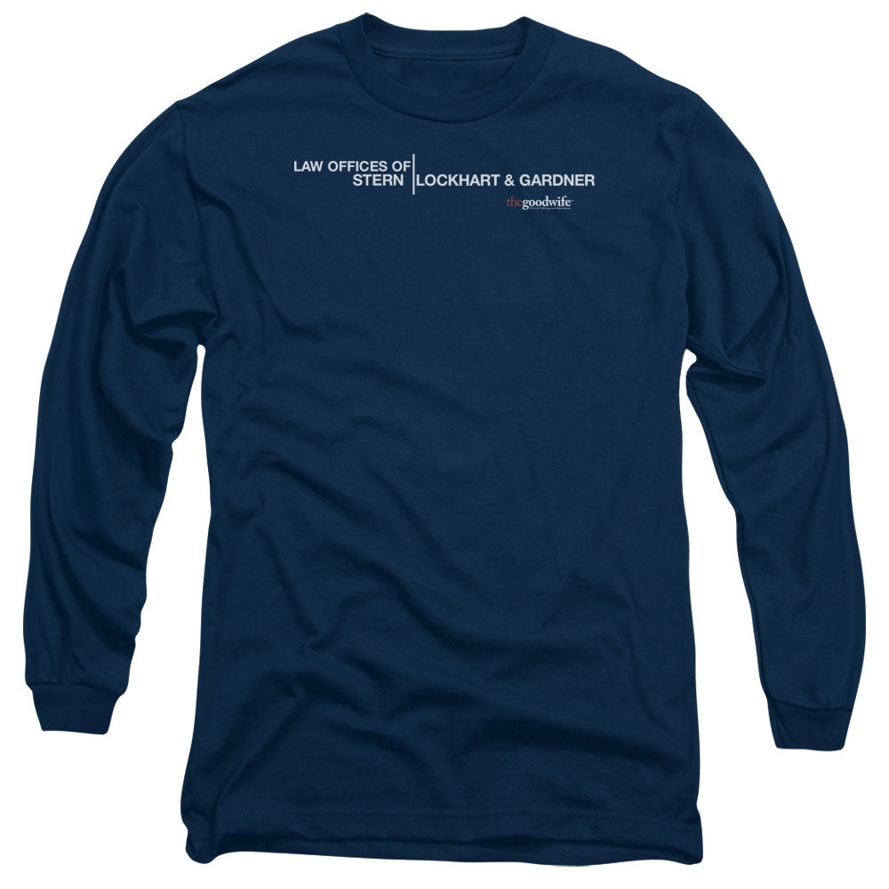 The Good Wife Law Offices Mens Long Sleeve Shirt Navy Officially Licensed