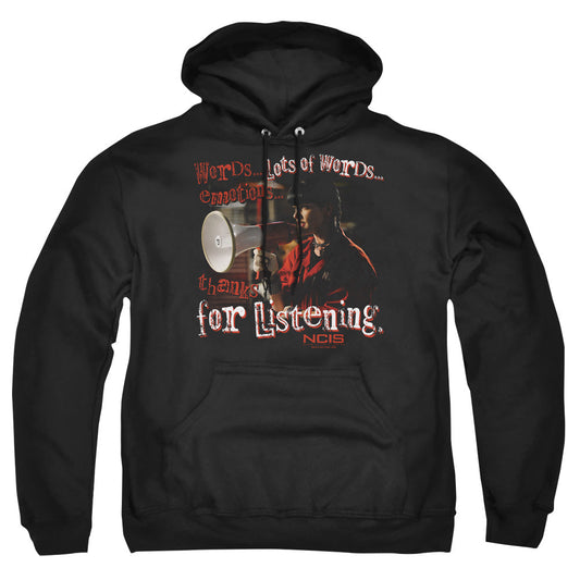 Ncis Thanks For Listening Mens Hoodie Black