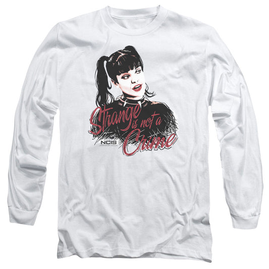 Ncis Strange Is Not A Crime Mens Long Sleeve Shirt White