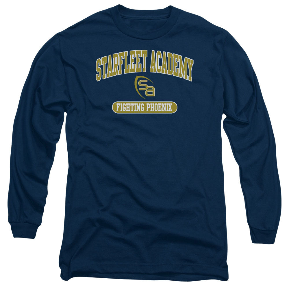 Star Trek Fight Mens Long Sleeve Shirt Navy Officially Licensed