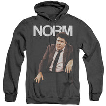 Load image into Gallery viewer, Cheers Norm! Heather Mens Hoodie Black