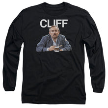 Load image into Gallery viewer, Cheers Cliff Mens Long Sleeve Shirt Black Officially Licensed