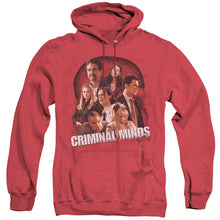 Load image into Gallery viewer, Criminal Minds Brain Trust Heather Mens Hoodie Red