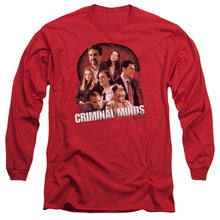 Load image into Gallery viewer, Criminal Minds Brain Trust Mens Long Sleeve Shirt Red Officially Licensed