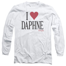Load image into Gallery viewer, Frasier I Heart Daphne Mens Long Sleeve Shirt White Officially Licensed