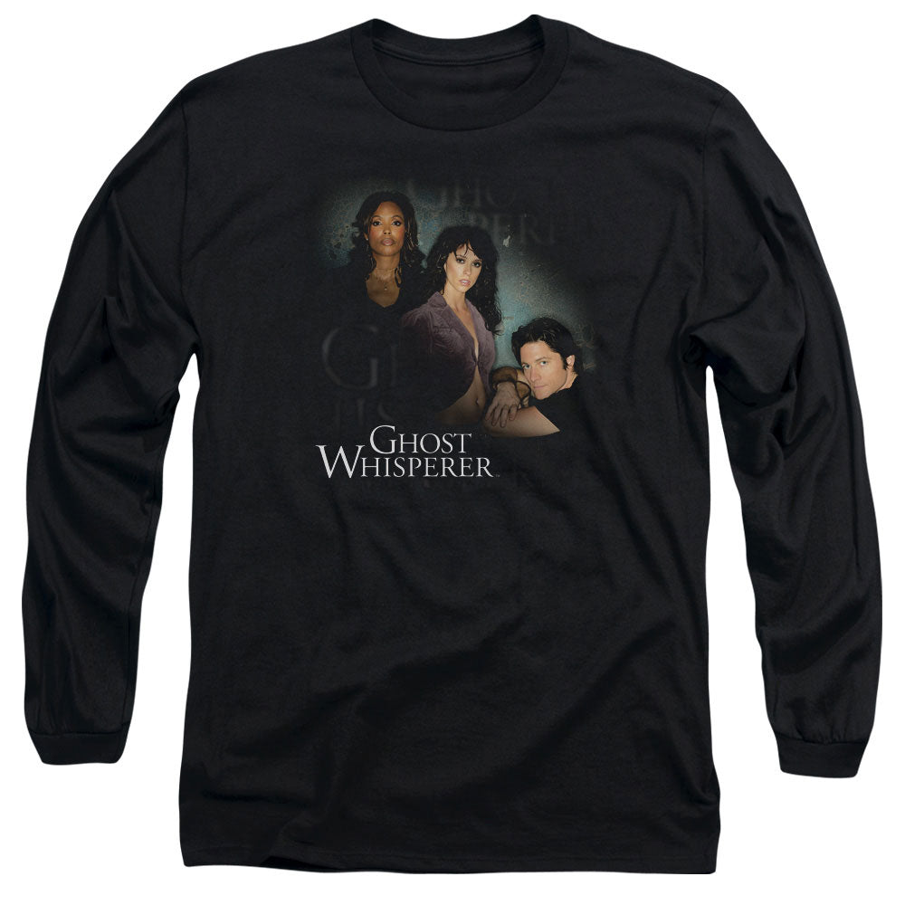 Ghost Whisperer Diagonal Cast Mens Long Sleeve Shirt Black Officially Licensed