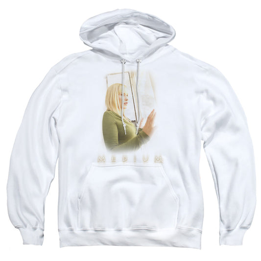 Medium White Light Mens Hoodie White