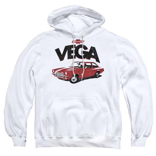 Chevrolet Rough Vega Mens Hoodie White