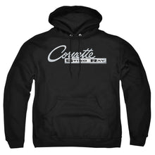 Load image into Gallery viewer, Chevrolet Chrome Stingray Logo Mens Hoodie Black