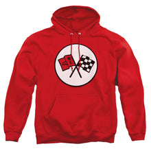 Load image into Gallery viewer, Chevrolet 2Nd Gen Vette Logo Mens Hoodie Red