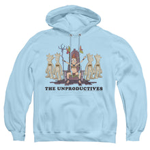 Load image into Gallery viewer, Rick And Morty The Unproductives Mens Hoodie Light Blue