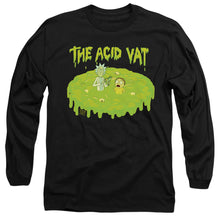 Load image into Gallery viewer, Rick And Morty The Acid Vat Mens Long Sleeve Shirt Black Officially Licensed