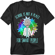 Load image into Gallery viewer, Rick And Morty School Mens T Shirt Black