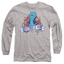 Load image into Gallery viewer, Rick And Morty Existence Is Pain Mens Long Sleeve Shirt Athletic Heather Officially Licensed