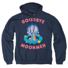 Load image into Gallery viewer, Rick And Morty Goodbye Moonmen Mens Hoodie Navy