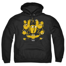 Load image into Gallery viewer, Adventure Time Jakes Mens Hoodie Black
