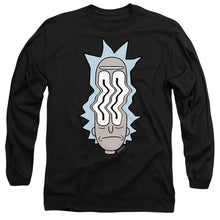 Load image into Gallery viewer, Rick And Morty Rick Waves Mens Long Sleeve Shirt Black Officially Licensed