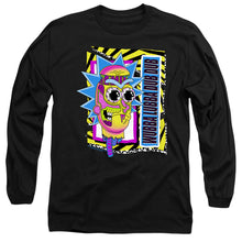 Load image into Gallery viewer, Rick And Morty Wubba Lubba Dub Dub Mens Long Sleeve Shirt Black Officially Licensed