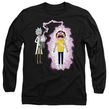 Load image into Gallery viewer, Rick And Morty Morty Reboot Mens Long Sleeve Shirt Black Officially Licensed
