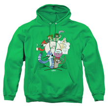Load image into Gallery viewer, Regular Show Regular Cast Mens Hoodie Kelly Green