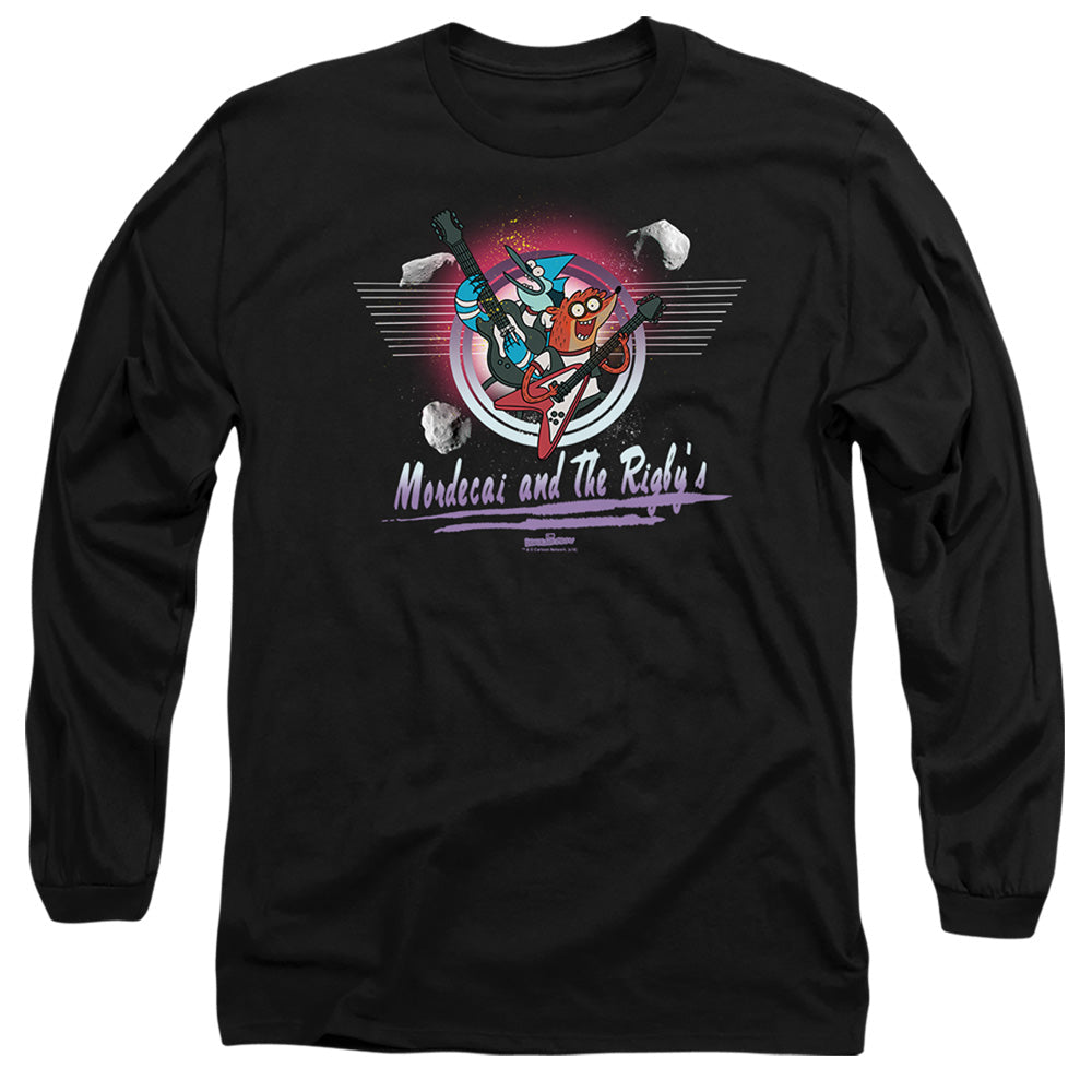 The Regular Show Mordecai & The Rigbys- L S Adult 18 1 -Black