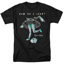 Load image into Gallery viewer, Rick And Morty How Do I Look? Mens T Shirt Black