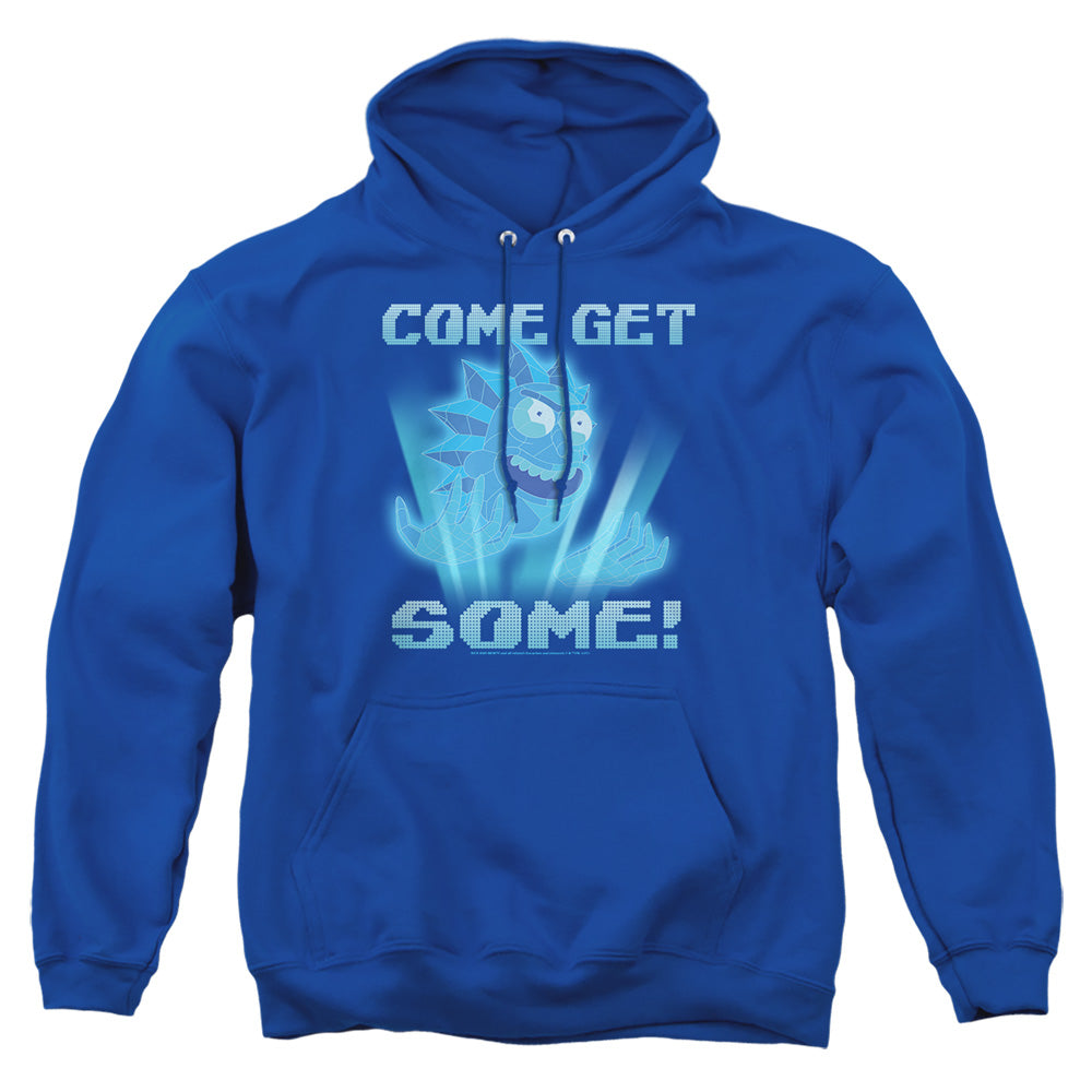 Rick And Morty Come Get Some Mens Hoodie Royal