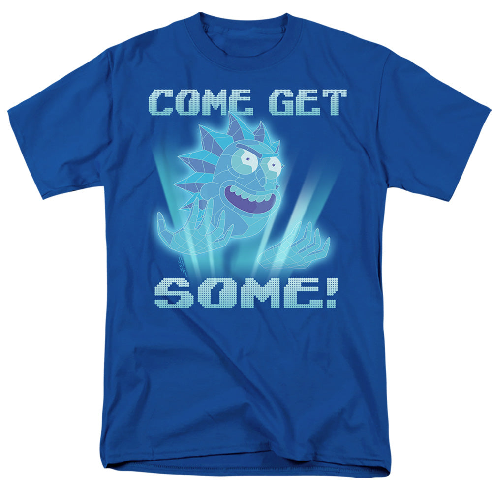 Rick And Morty Come Get Some Mens T Shirt Royal