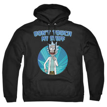 Load image into Gallery viewer, Rick And Morty Don'T Touch Mens Hoodie Black