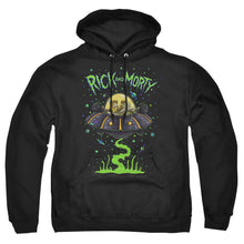 Load image into Gallery viewer, Rick And Morty Ufo Mens Hoodie Black